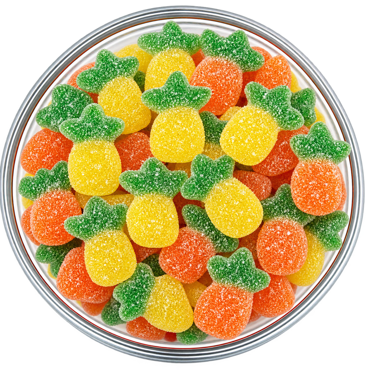 Gummi Sour Pineapples