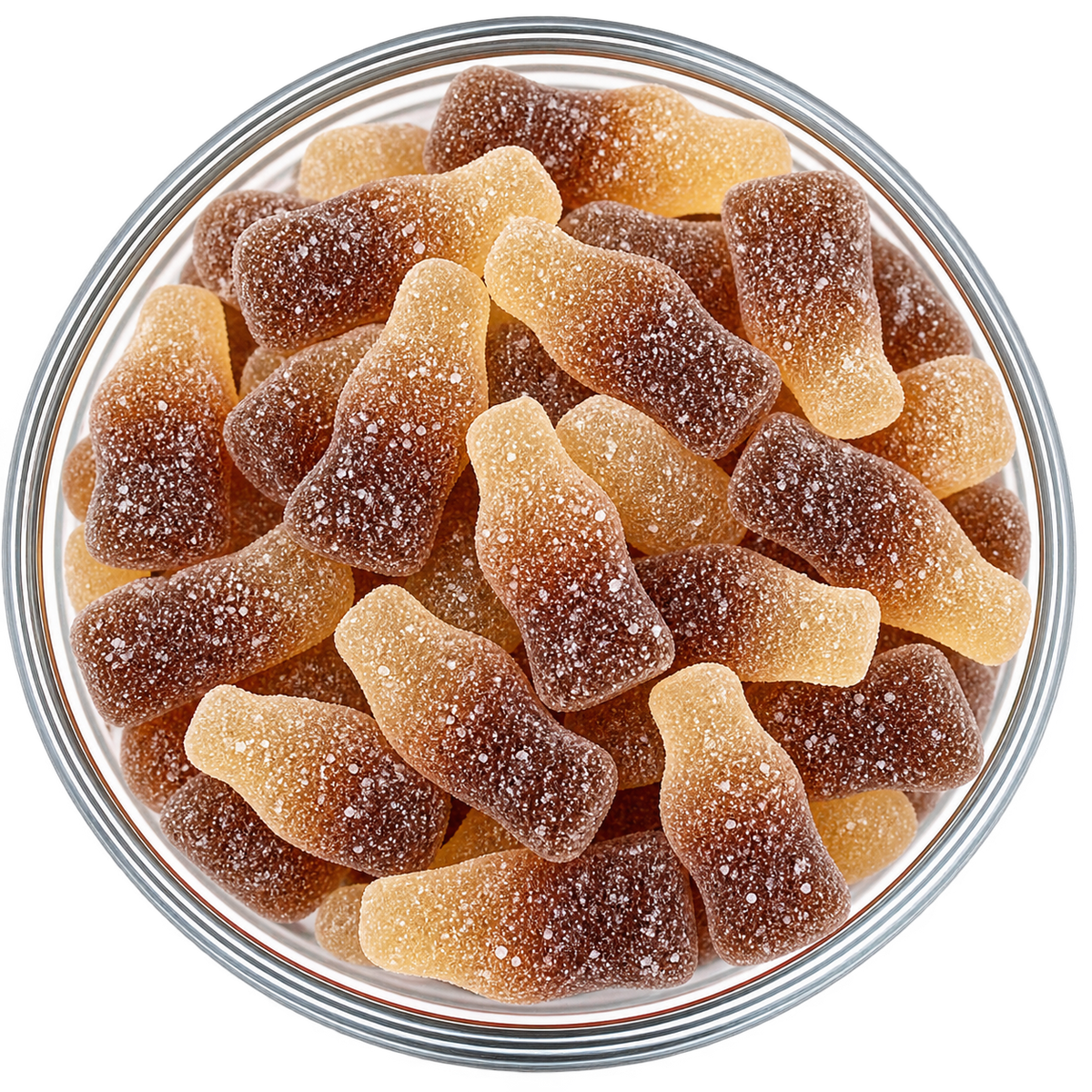 Gummi Sour Cola Bottles