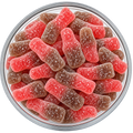Gummi Sour Cherry Cola Bottles