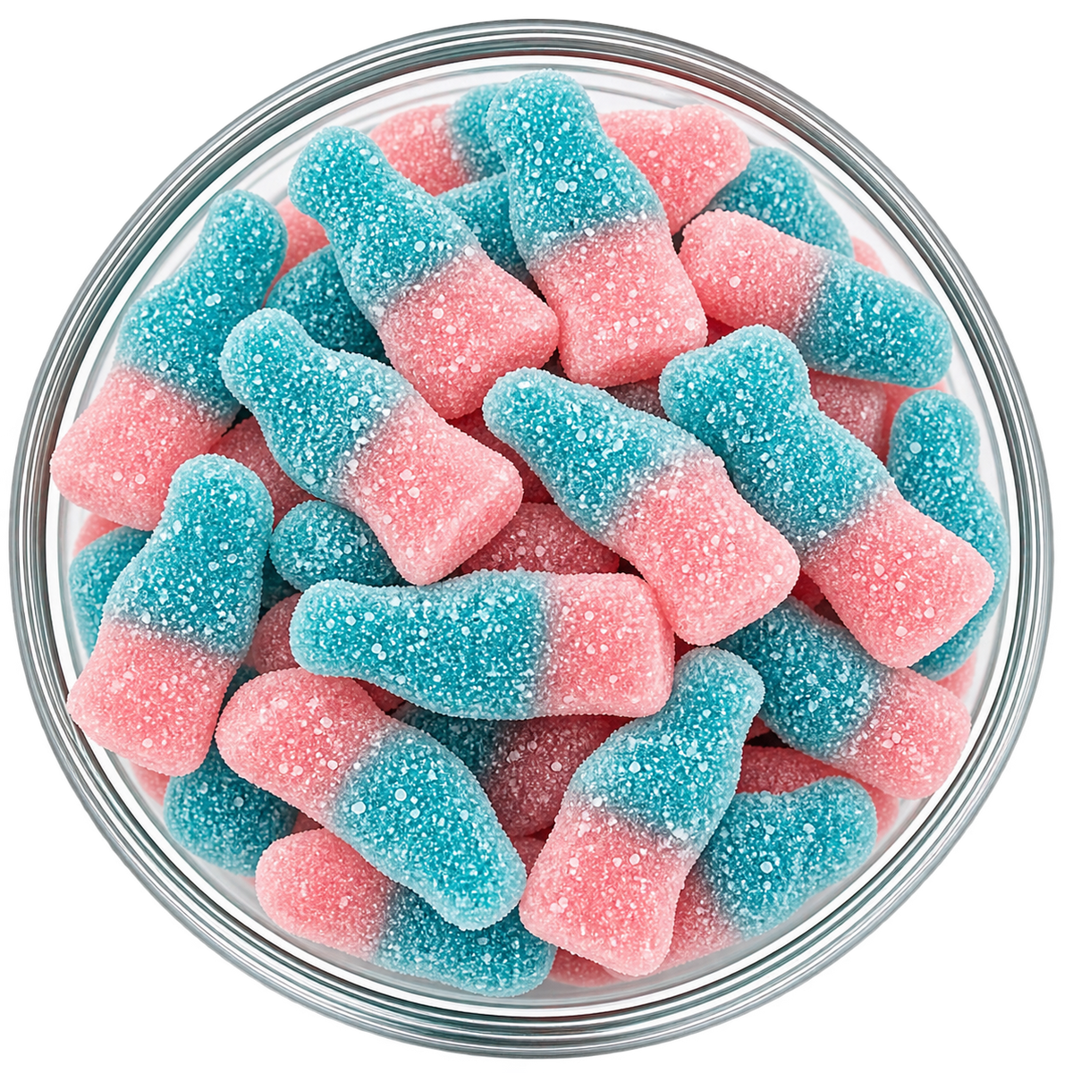 Gummi Sour Bubble Gum Bottles
