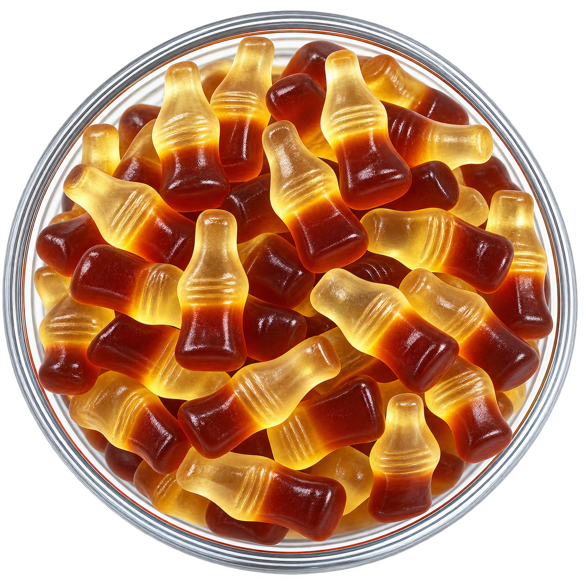 Gummi Happy Cola Bottles