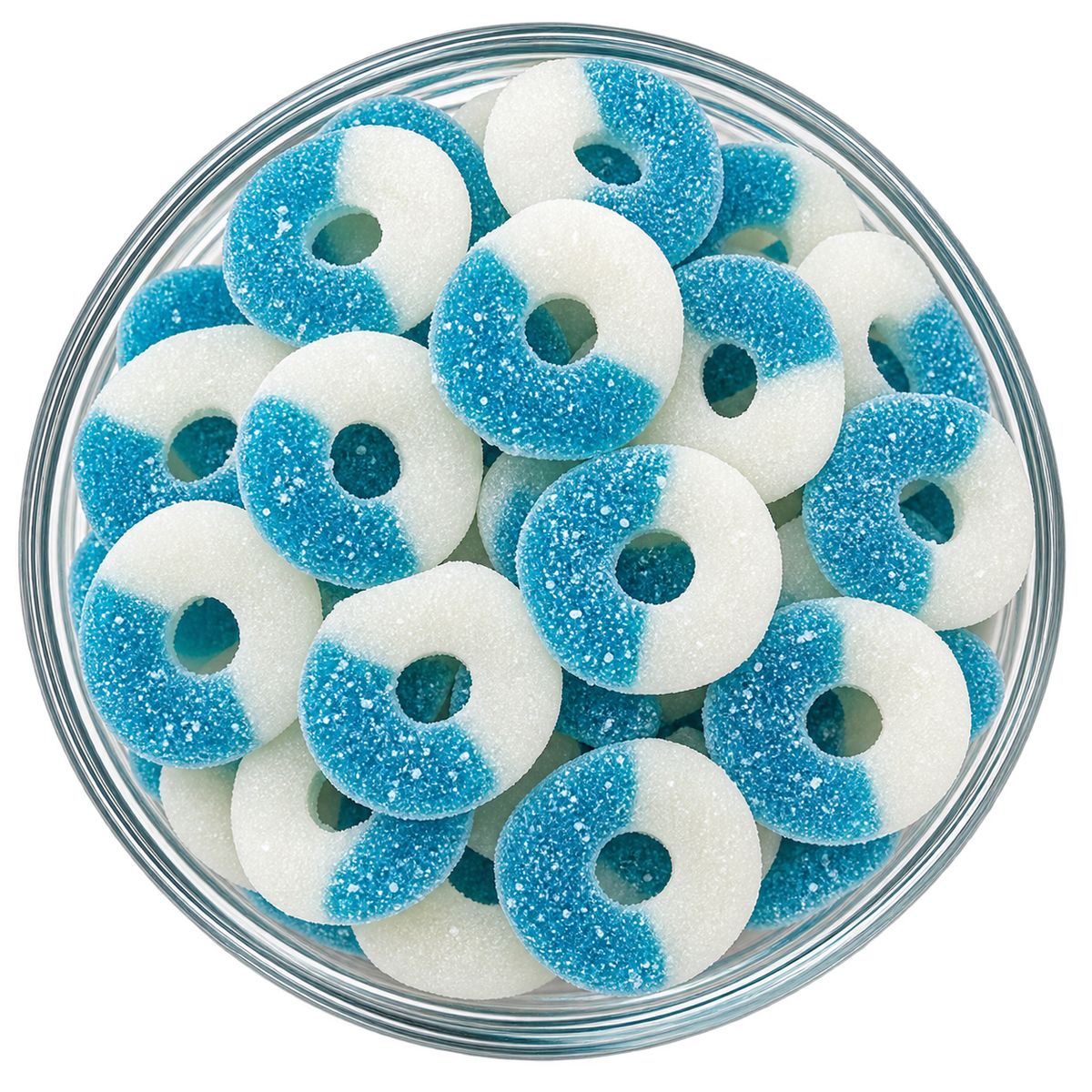 Gummi Blue Raspberry Rings