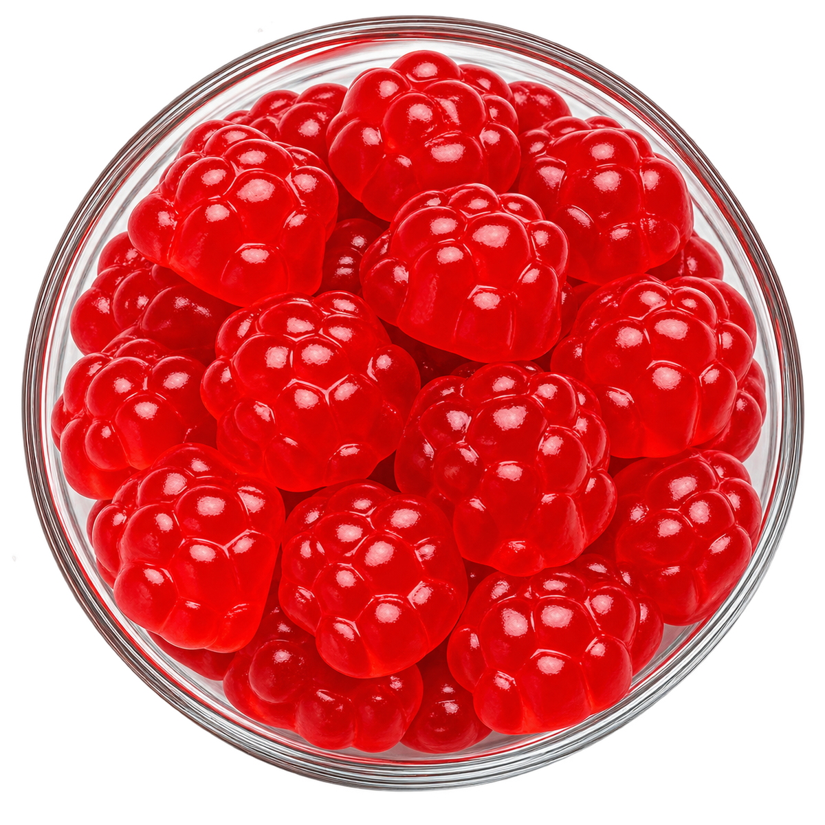 Berry Red Gummi Raspberries